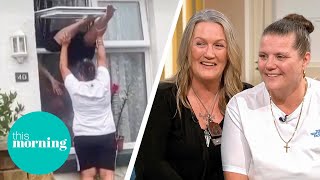 Exclusive: The Stars of the Viral Window Video That Will Have You in Stitches | This Morning image