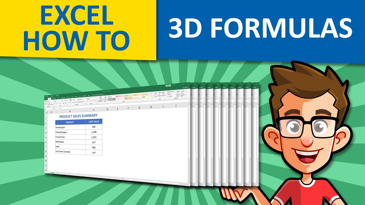 how-to-link-multiple-excel-worksheets-easily-microsoft-excel-3d-formulas-explained-youtube