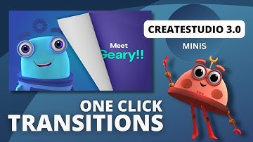 CreateStudio: One Click Transitions (Mini Tutorial)