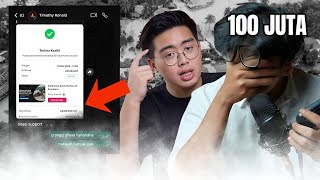 TIMOTHY BANGUN TIDUR DONATE 100JT, BIKIN FERRY IRWANDI KETAR-KETIR!! 😱