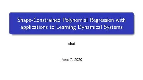Shape-Constrained Polynomial Regression with applications to Learning Dynamical Systems