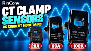 20A 60A & 100A CT Clamp Sensors for KinCony energy meter module