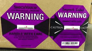 【ShockWatch Vs. Impact Label】Impact Test on Carton: 2 Leading Brands Comparison