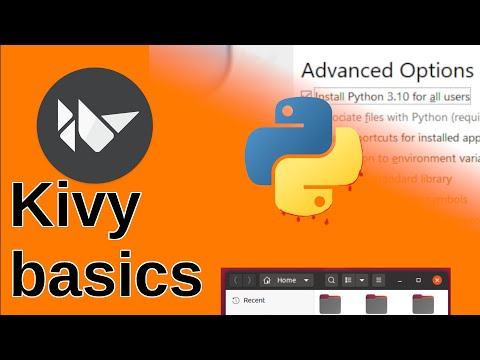 Demonstration of Kivy installation and execution, and why installing on bleeding edge python fails.