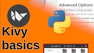 Demonstration of Kivy installation and execution, and why installing on bleeding edge python fails.