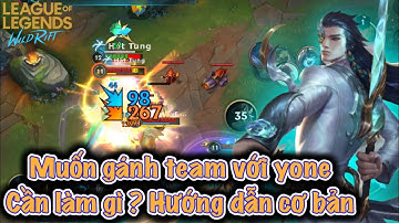 [LMHT:TỐC CHIẾN] Muốn gánh team với YONE đi rừng thì chúng tan cần làm gì?