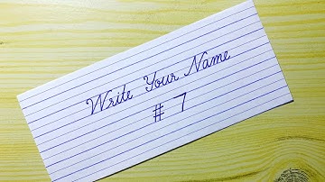 Write your name in cursive writing #7