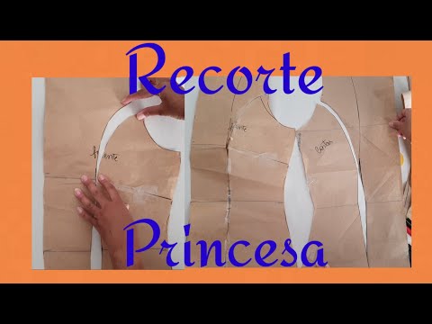 Como fazer Modelagem de Recorte Princesa_DIY_Costura Fácil Passo a Passo