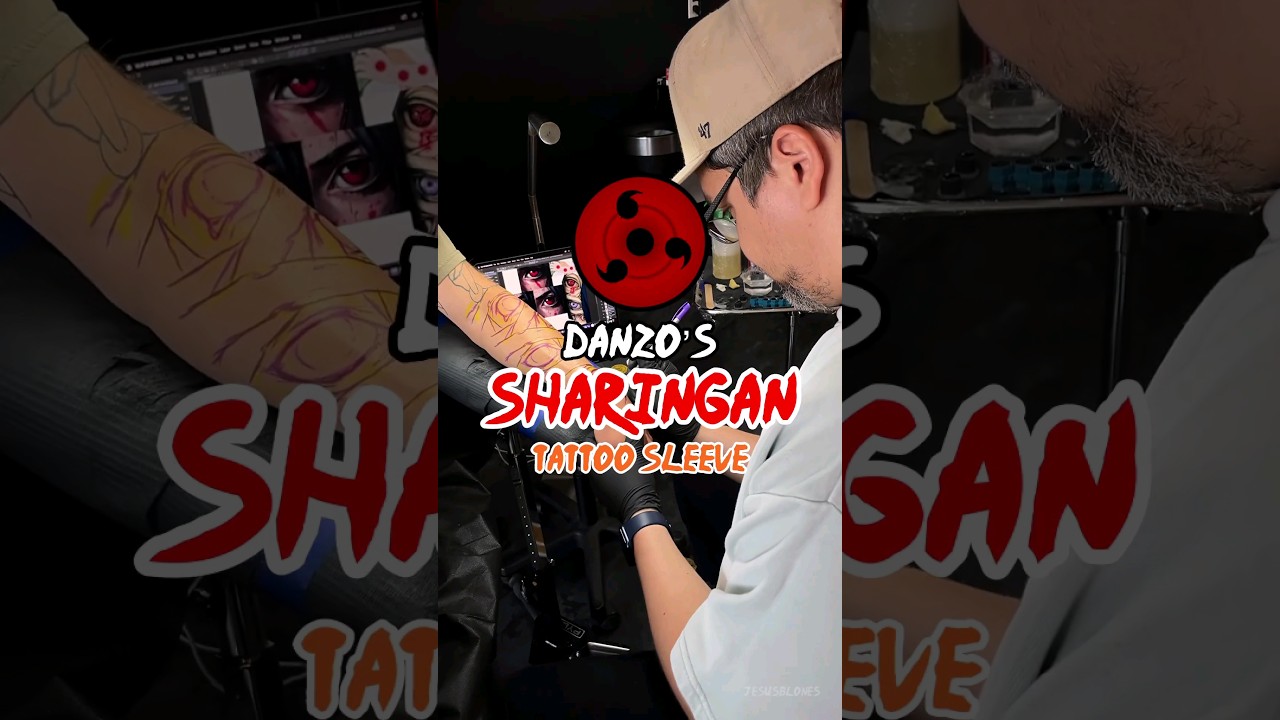 Danzo's Sharingan arm! Tattoo sleeve! 