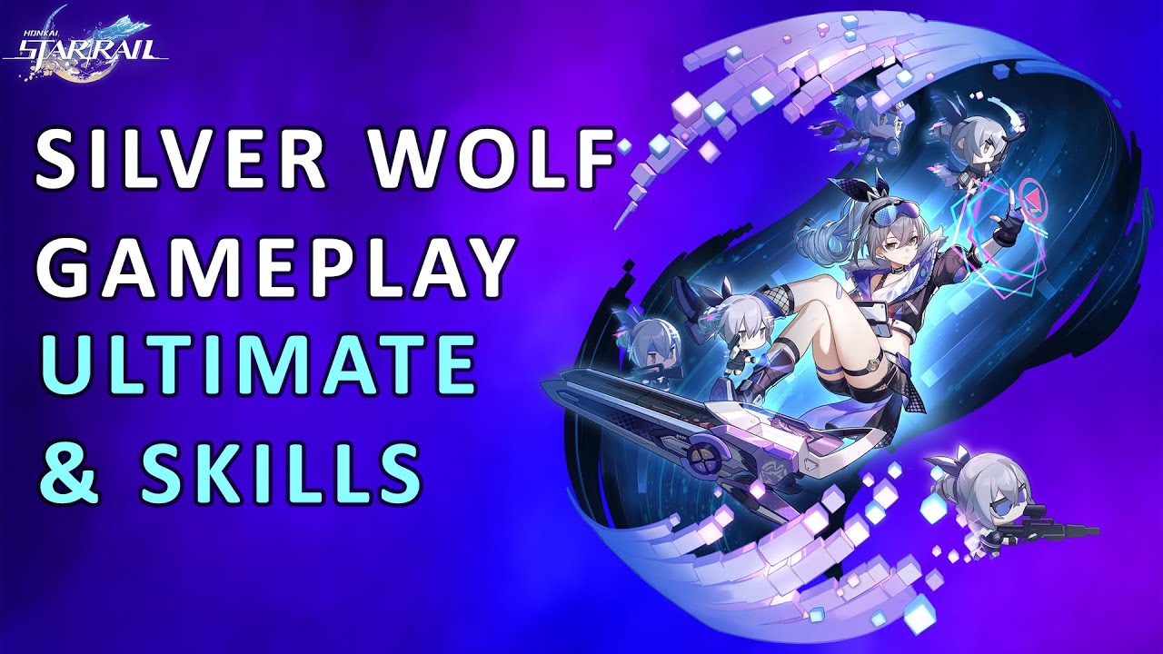 Silver Wolf Ultimate and Skills Gameplay | Honkai Star Rail - YouTube