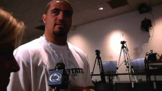 Jared Odrick comes back to visit PSU during Blue-White Weekend