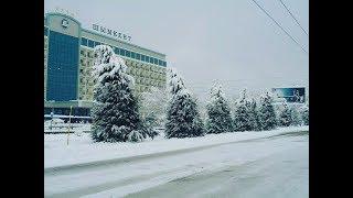 1 декабря пришла зима в Чимкент, Шымкент