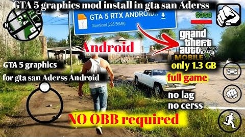 Gta 6 map+graphics mod install in gta sa ANDROID gta sa Definitive Edition graphics mod Android#gta