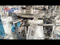 Rotary premade pouch packing machine for coconut milk