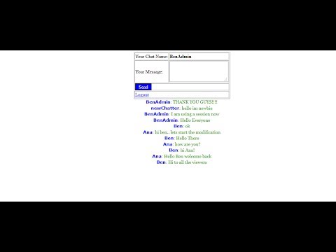 PHP AJAX JavaScript Chat Box with Login and Registration