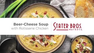 Beer-Cheese Soup with Rotisserie Chicken