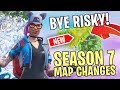 *NEW* SEASON 7 MAP CHANGES & LOCATIONS in FORTNITE BATTLE ROYALE!!
