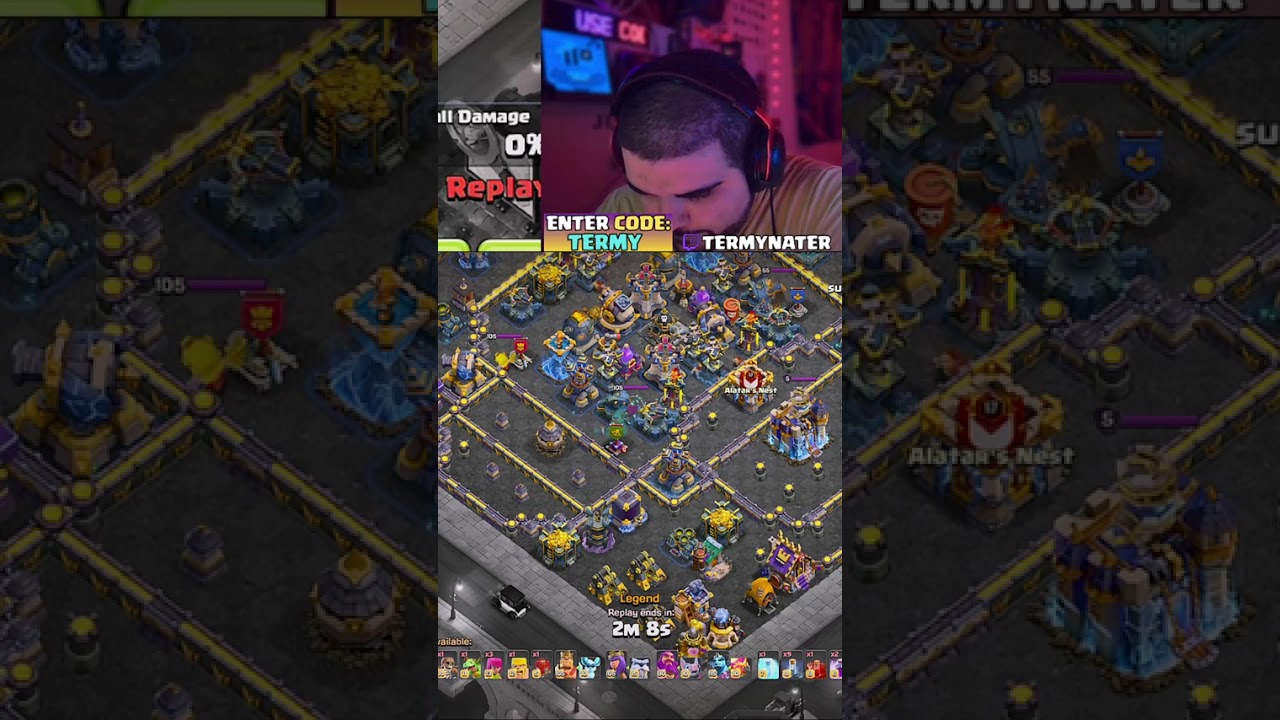 THIS GUY DID IN FACT HAVE MASS HEADHUNTERS... (Clash Of Clans)