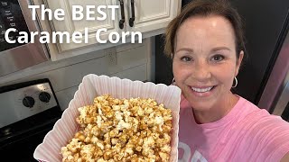 How to make the best caramel corn for your family | Caramel flavored popcorn made in the microwave