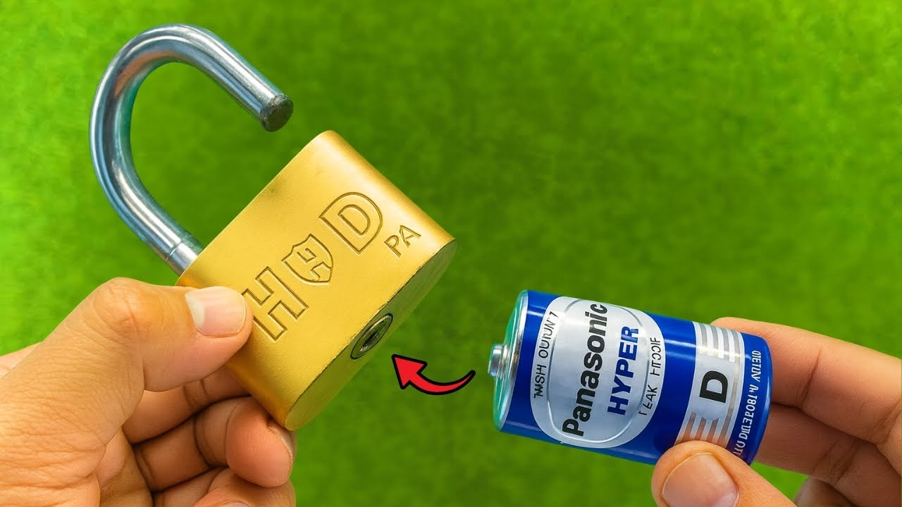 Откройте ЛЮБОЙ замок без ключа за считанные секунды! 😱