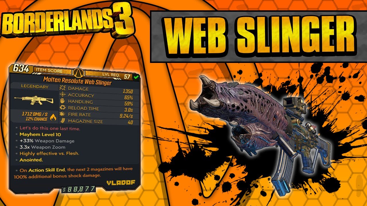 Borderlands 3  Slinger Legendary Weapon Guide (It Shoots 