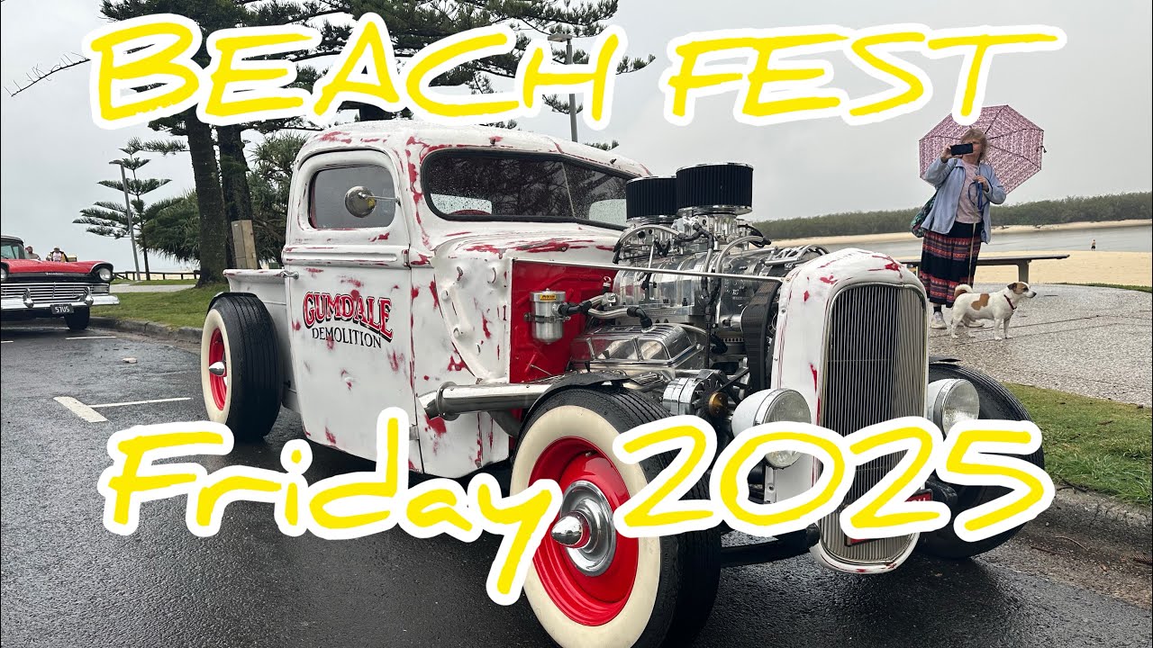 Beach Fest Caloundra Friday 2025 went off!! Rain hail shine!