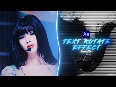 (UPDATED) TRENDING TEXT ROTATE EFFECT TUTORIAL ¦ AFTER EFFECTS
