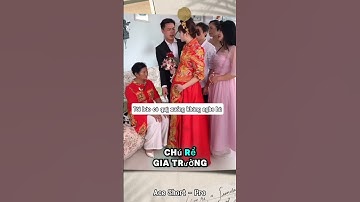 Cô dâu bỏ về ngay trong ngày cưới  #aceshortpro