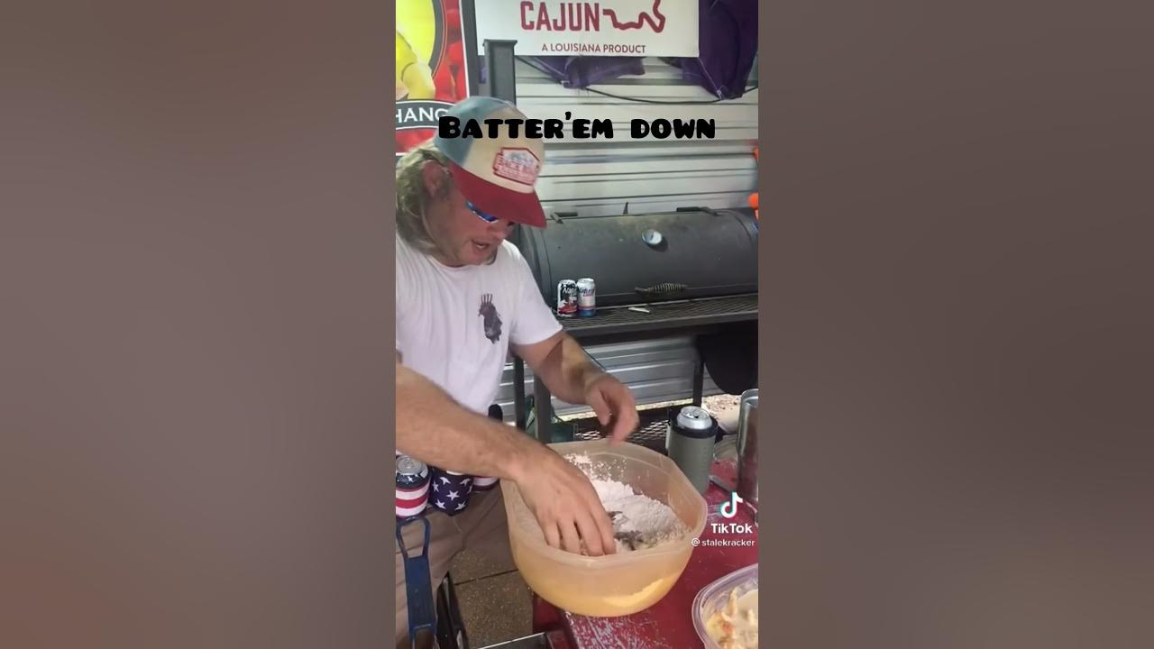 Tik Tok of Stale Cracker Cajun cooking part 2 crab poboy YouTube