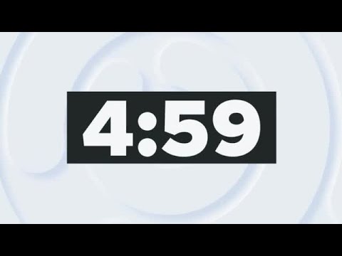 5 Minute Timer Countdown After Effects Templates