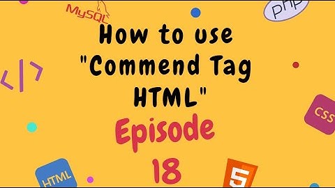 Comment Tag⚡| HTML5 Tutorial in [ Hindi ] | Introduction to HTML Comments🔥