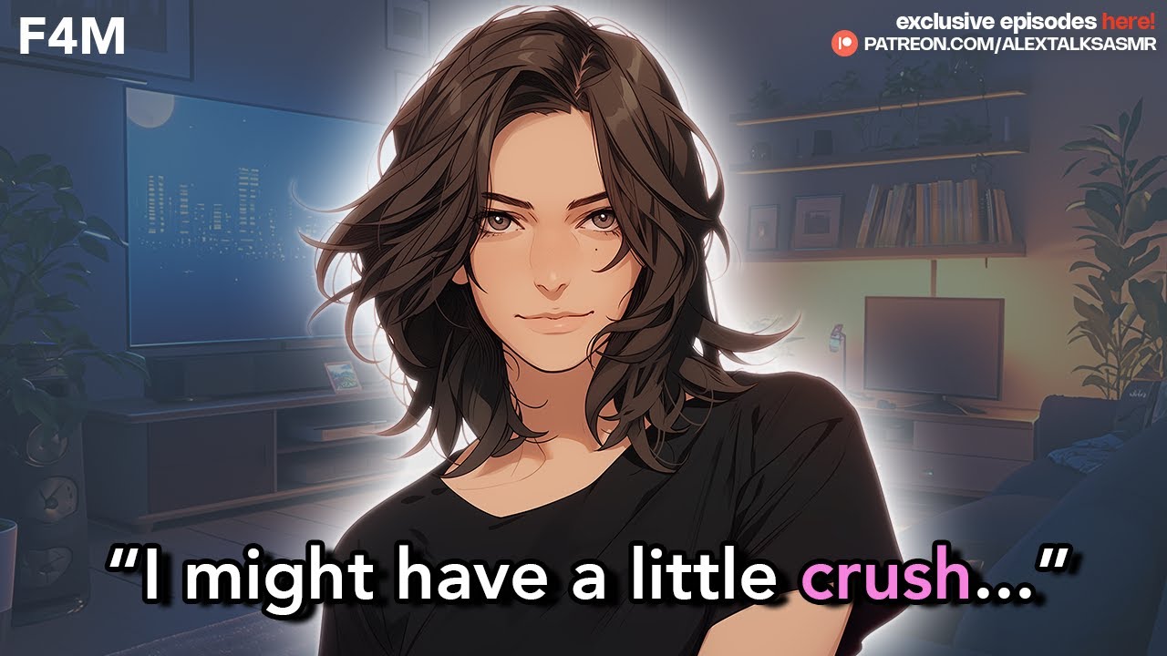 Your tomboy gamer roommate falls in love with you | roommates to more | cuddling | F4M | ASMR RP