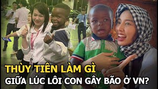 Thùy Tiên làm gì giữa lúc Lôi Con gây bão ở VN?