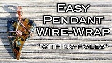 Easy Pendant Wire Wrap