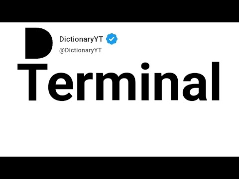 Terminal Meaning In Telugu - YouTube