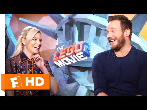 Chris Pratt & Elizabeth Banks Act Crazy in the Recording Booth | 'The LEGO Movie 2' Interview