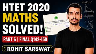 HTET 2020 TGT MATHS SOLUTION |PART FINAL| ROHIT SIR | HTET2026