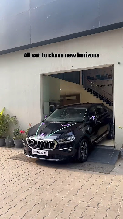 Skoda Slavia | 1.5 TSI Elegance Edition | Deep Black #skoda #slavia #blackcar #gurugram #2024