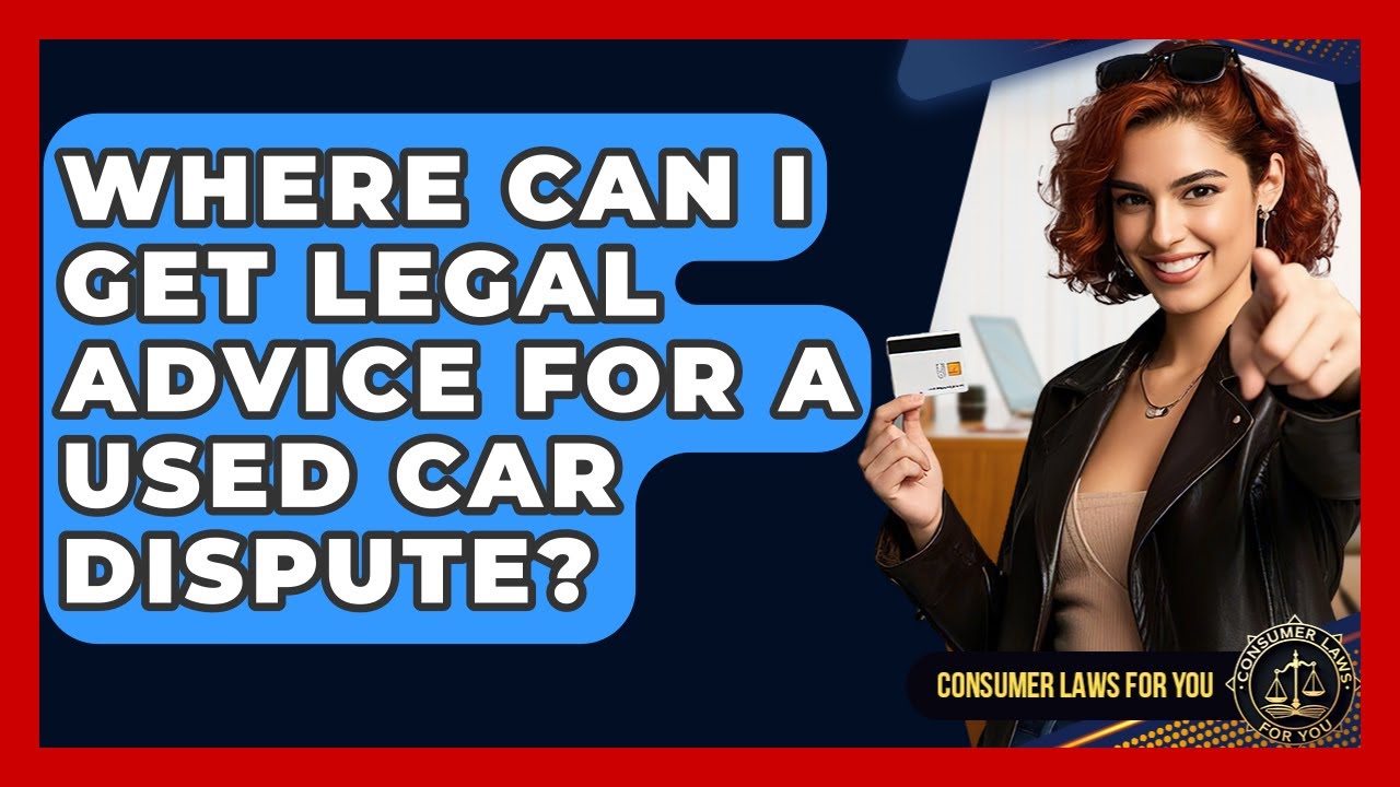 Where Can I Get Legal Advice For A Used Car Dispute? - Consumer Laws For You