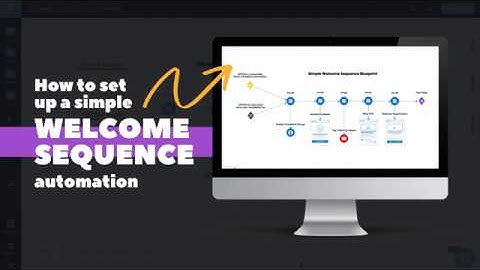 How to set up a simple welcome sequence automation (example + demo)
