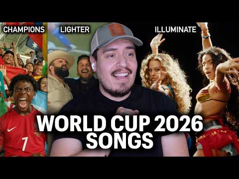 Discovering 2026 World Cup Songs (Champions, Lighter, Illuminate)  | FIRST TIME Reaction