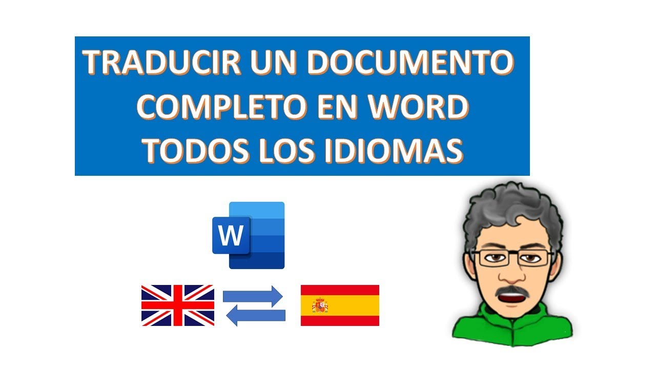 Traducir un documento completo en Word, sin cambiar el diseño. - YouTube