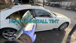 HOW TO INSTALL PRE CUT WINDOW TINT/FILM ON ANY CAR
