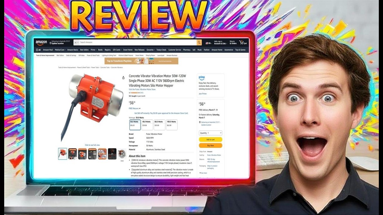 Putec Concrete Vibrator Review: Tool Performance & Hands-On Look