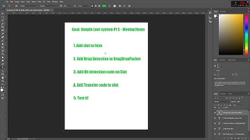 Simple Inventory Pt 5: Moving Items - Monogame Game Dev Tutoirals C# - pt 59
