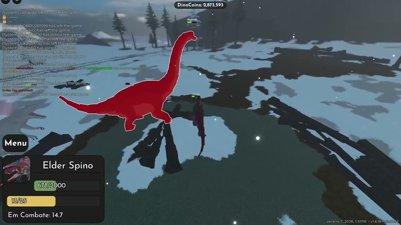 SNOCK vs braquiossauro 