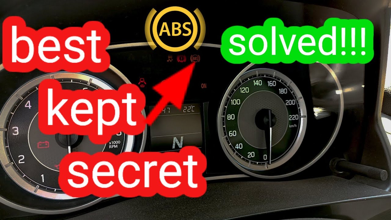 How to fix abs problem on your car YouTube