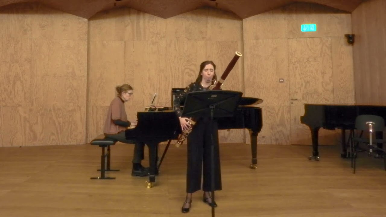 A. Jolivet, Concerto for Bassoon  - II. Largo cantabile (Bárbara Lopes)