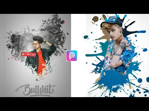 PicsArt Ink Splash Effect | PicsArt Editing Tutorial | PicsArt Photo Editing Tutorial