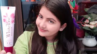 White tone fairness face cream review | fairness cream with sunscreen for all skin type | #skincare screenshot 2